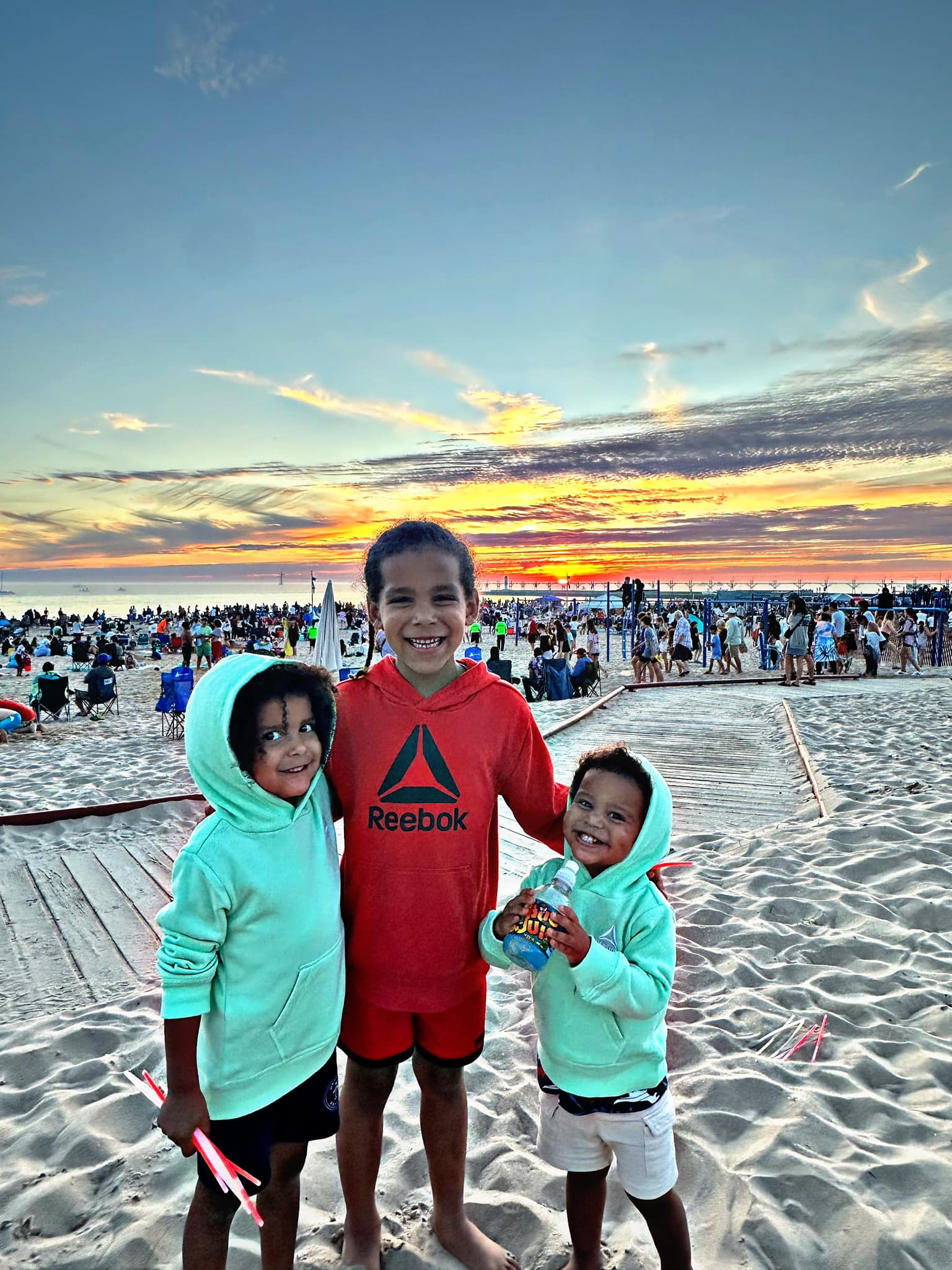 Kalee and her three boys